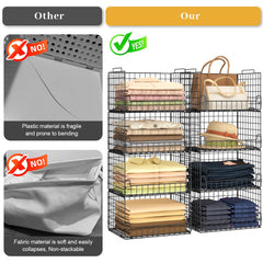 Astrorhine bacs en usage dans un placard avec vêtements accessibles