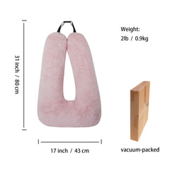 Atablyn coussin comparaison taille à la main pour évaluer compacité