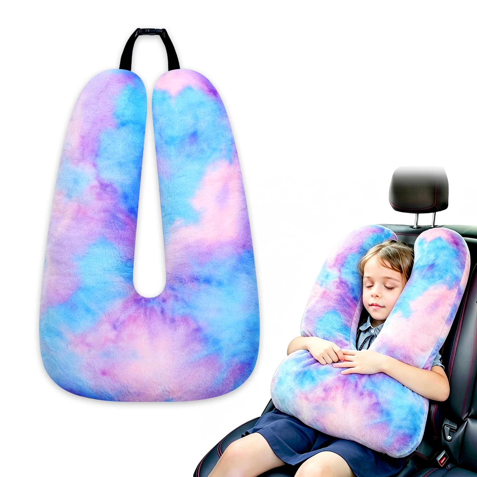 Atablyn vue avant du coussin de voyage montrant la forme U et confort immédiat