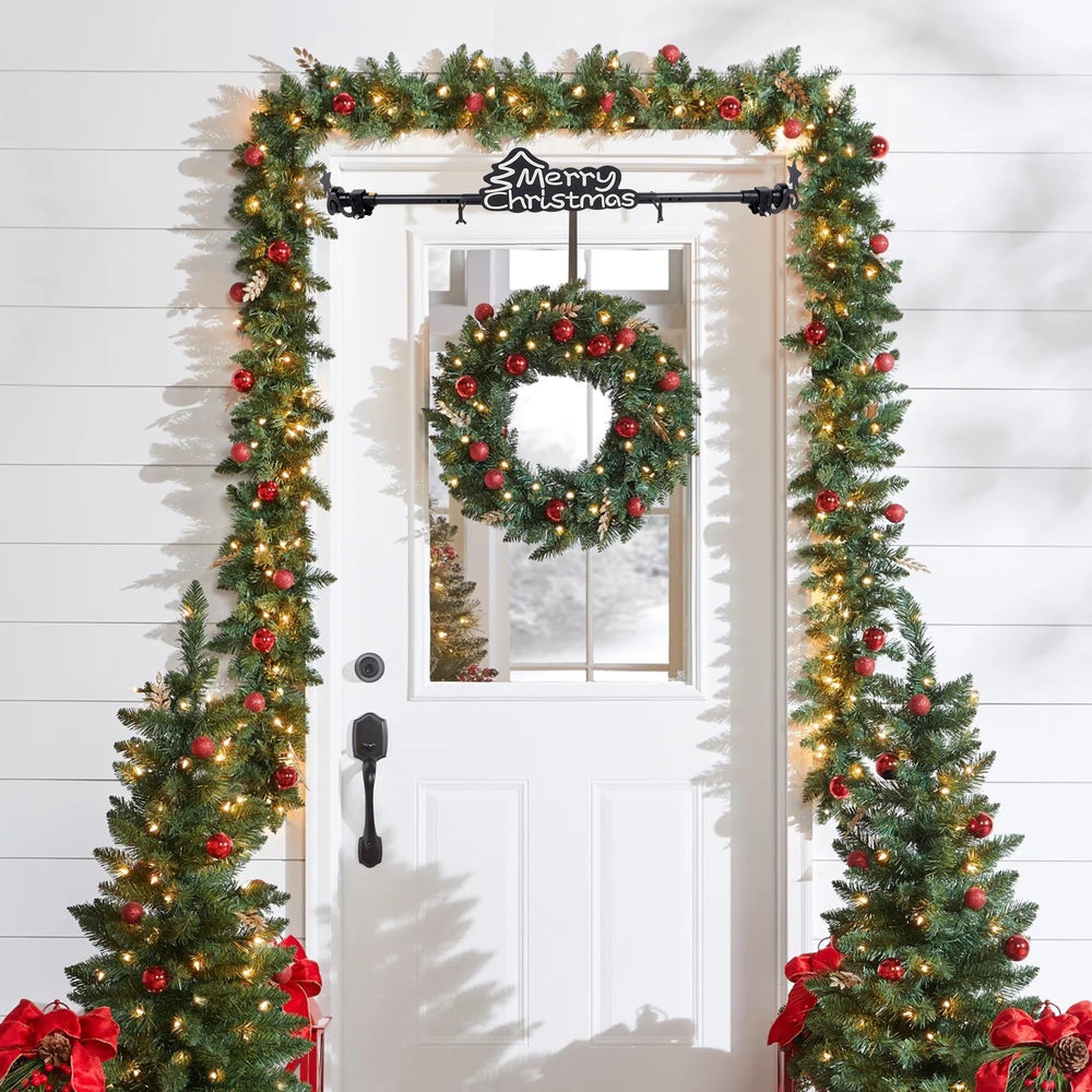 ATDAWN support portant une couronne de Noël lourde sans affaissement