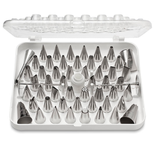Ateco coffret face avant montrant 52 douilles et rangement pratique