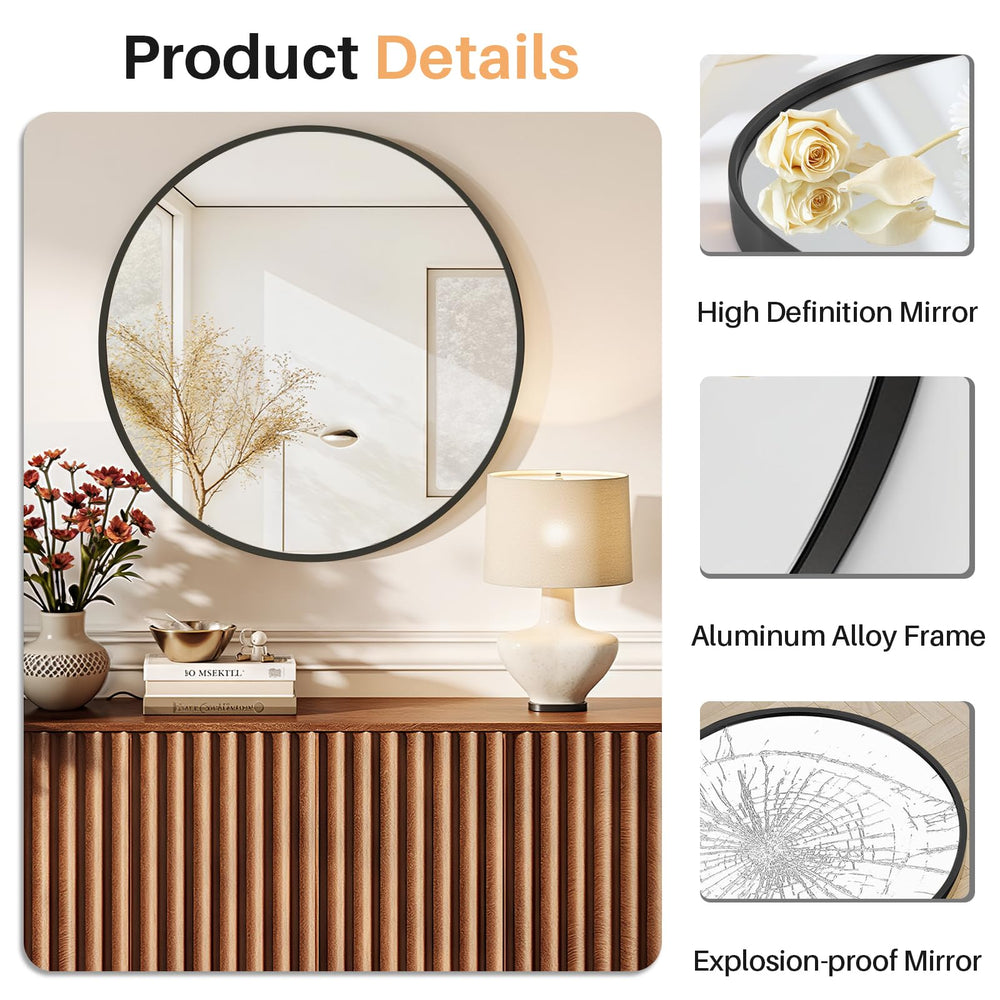 Atilioo miroir en situation dans salle de bain modernise l’espace
