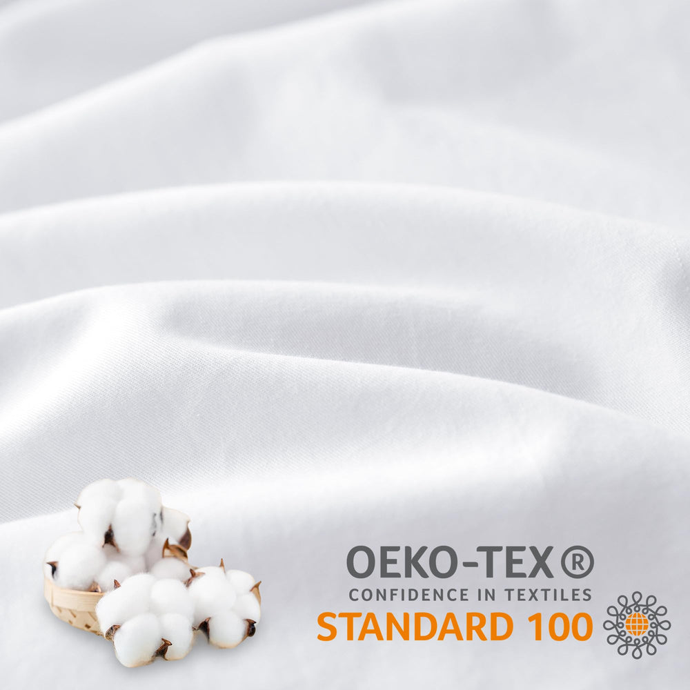 ATsense étiquette OEKO-TEX en gros plan, assurance d'un textile testé et sûr