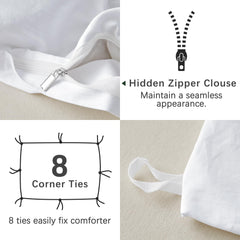 ATsense liens d'angle renforcés, fixation sûre de la couette intérieure
