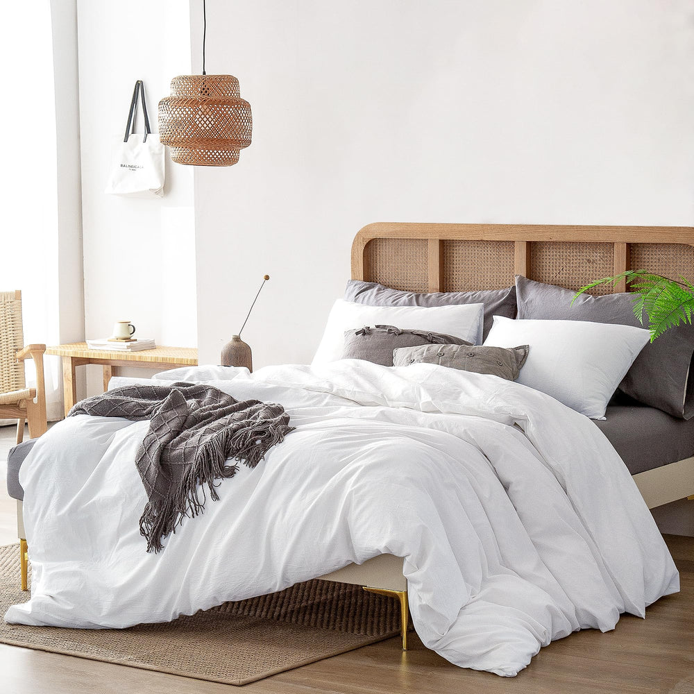 ATsense gros plan texture coton lavé, douceur visible pour un confort durable