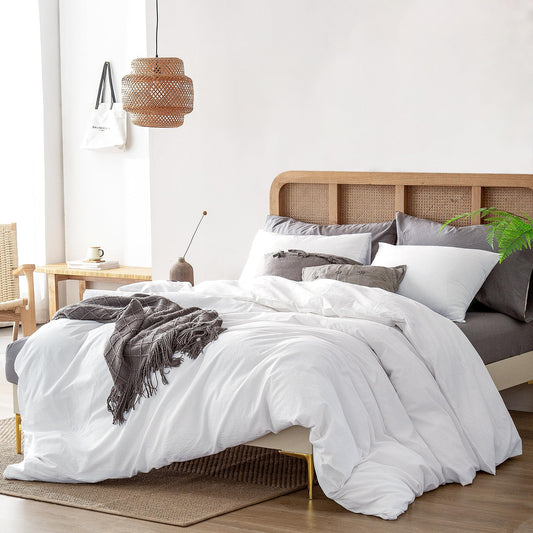 ATsense gros plan texture coton lavé, douceur visible pour un confort durable