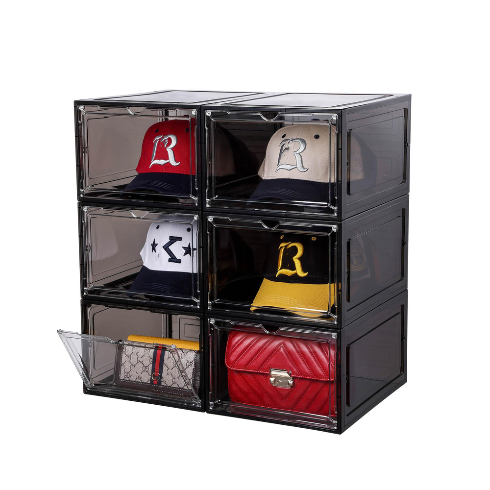 Attelite boîte avant transparente montrant casquettes et protection visible