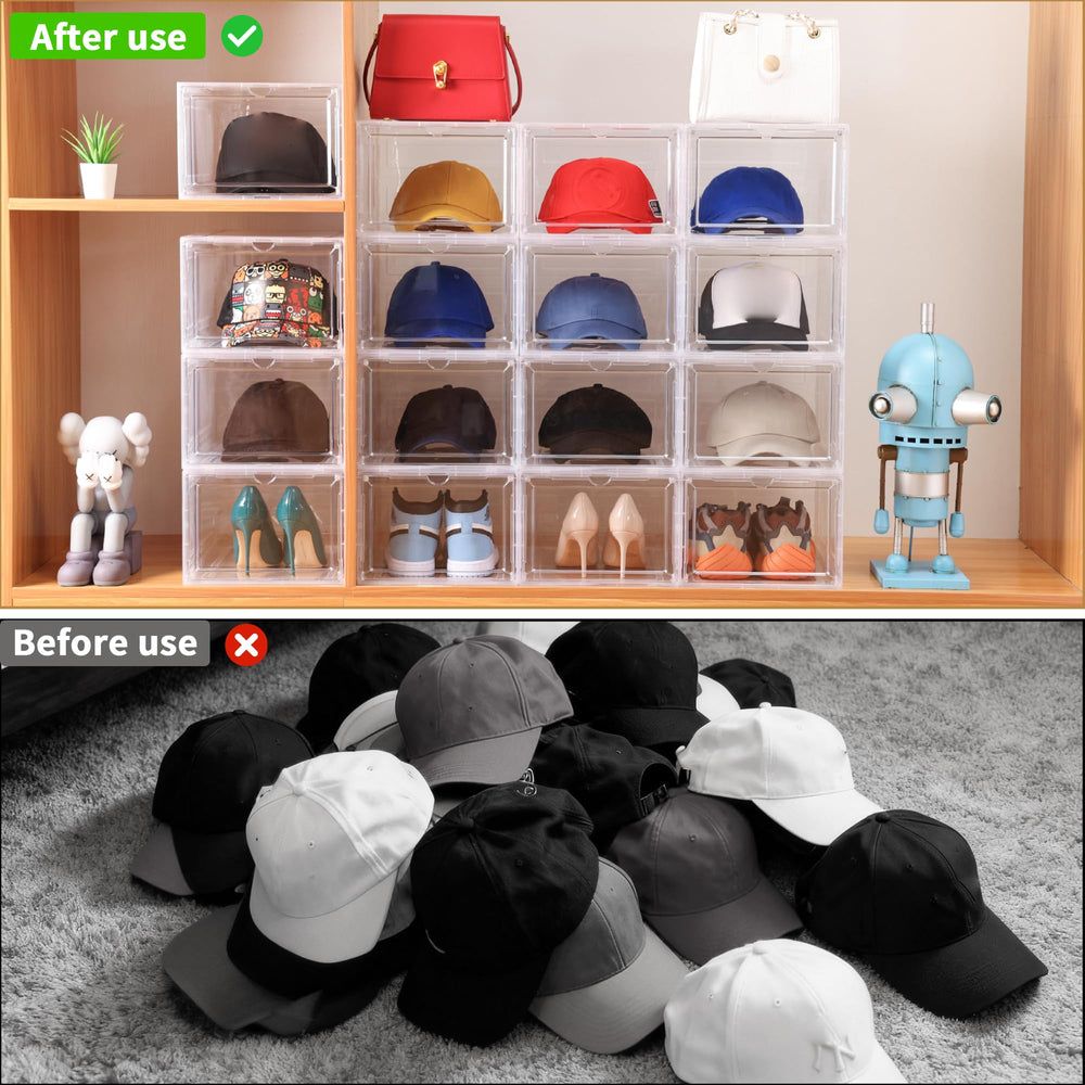 Attelite vitrine boutique lot de boîtes exposant produits proprement