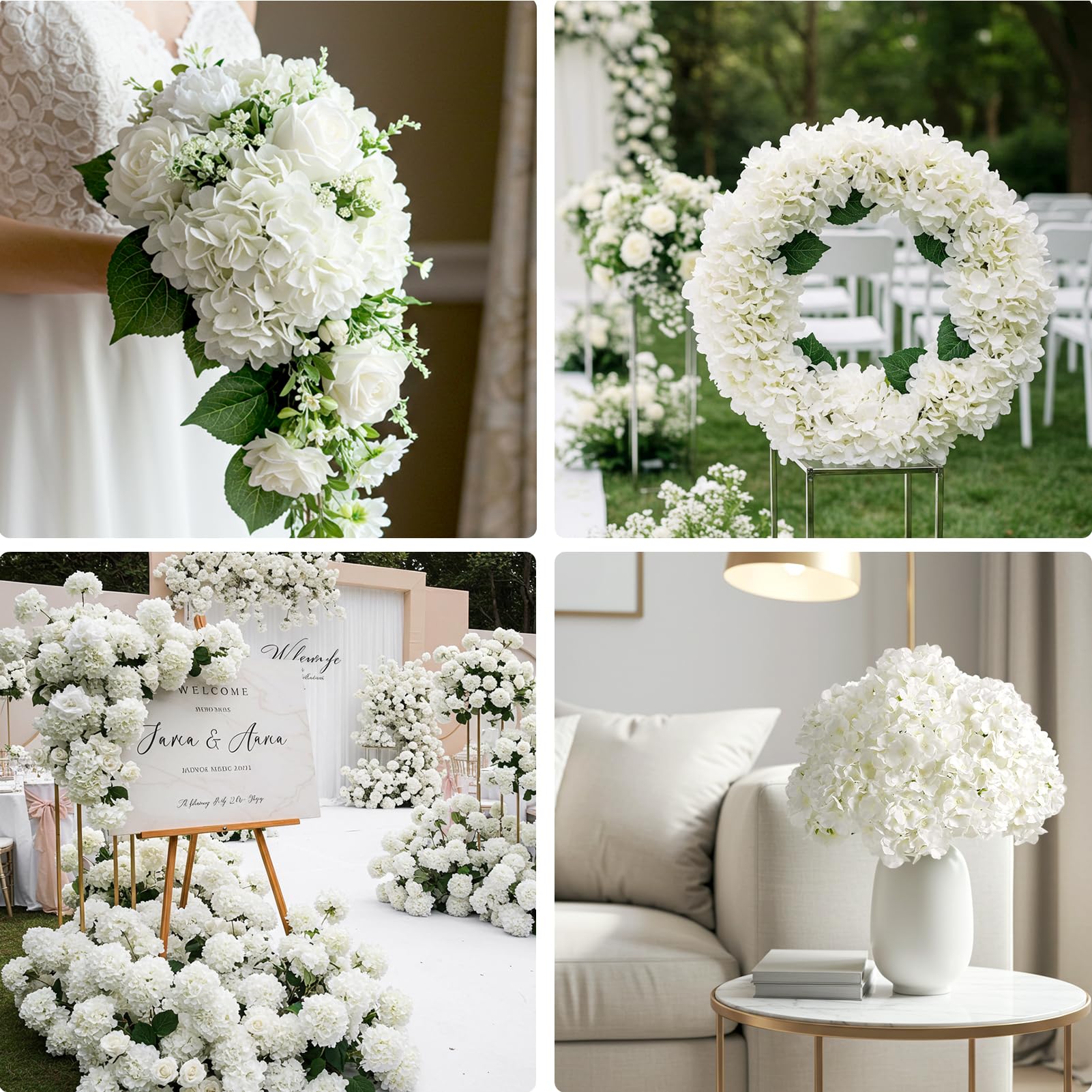 Auihiay centre de table mariage démontrant élégance et gain de temps décoratif