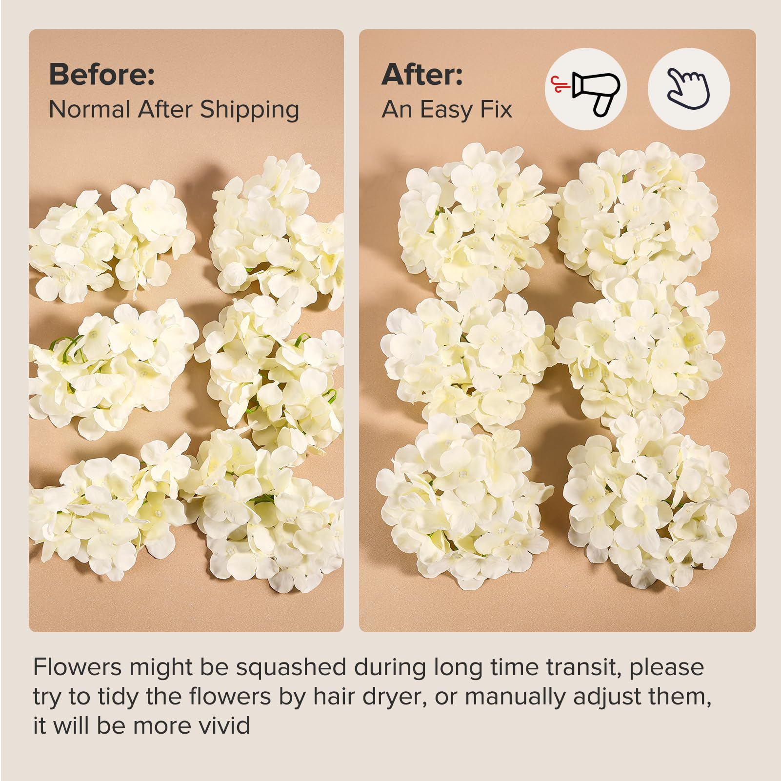Auihiay étiquette produit détaillée confirmant qualité et couleur