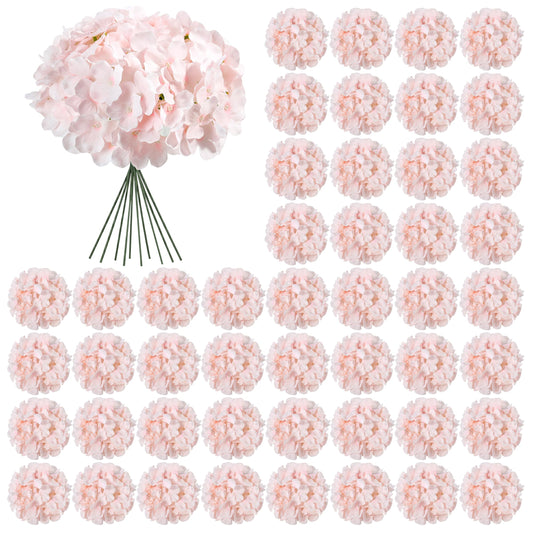 Auihiay tête d'hortensia rose montrant la forme réaliste et durabilité