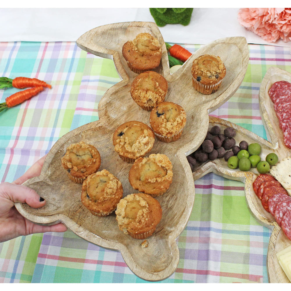 AuldHome Design duo de plateaux sur table prêt pour présentation de fête