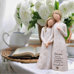 AUMELO figurine posée sur mantel, apporte charme décoratif