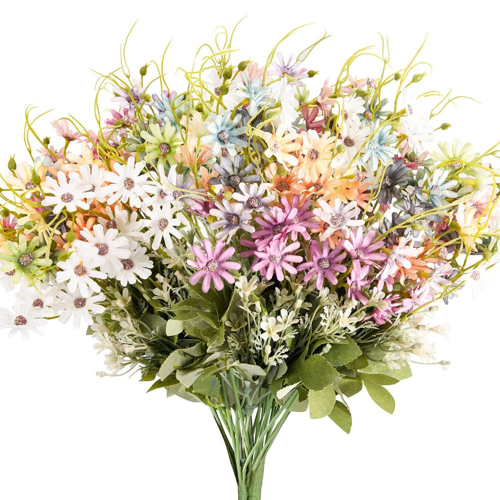 AUMVEYI paquet avant montrant six bouquets prêts à décorer, durable