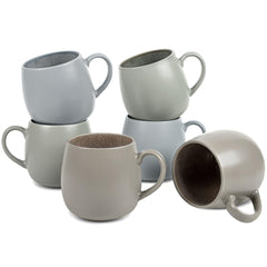 Ava Nord lot de 6 mugs face avant, design scandinave et neutralité élégante