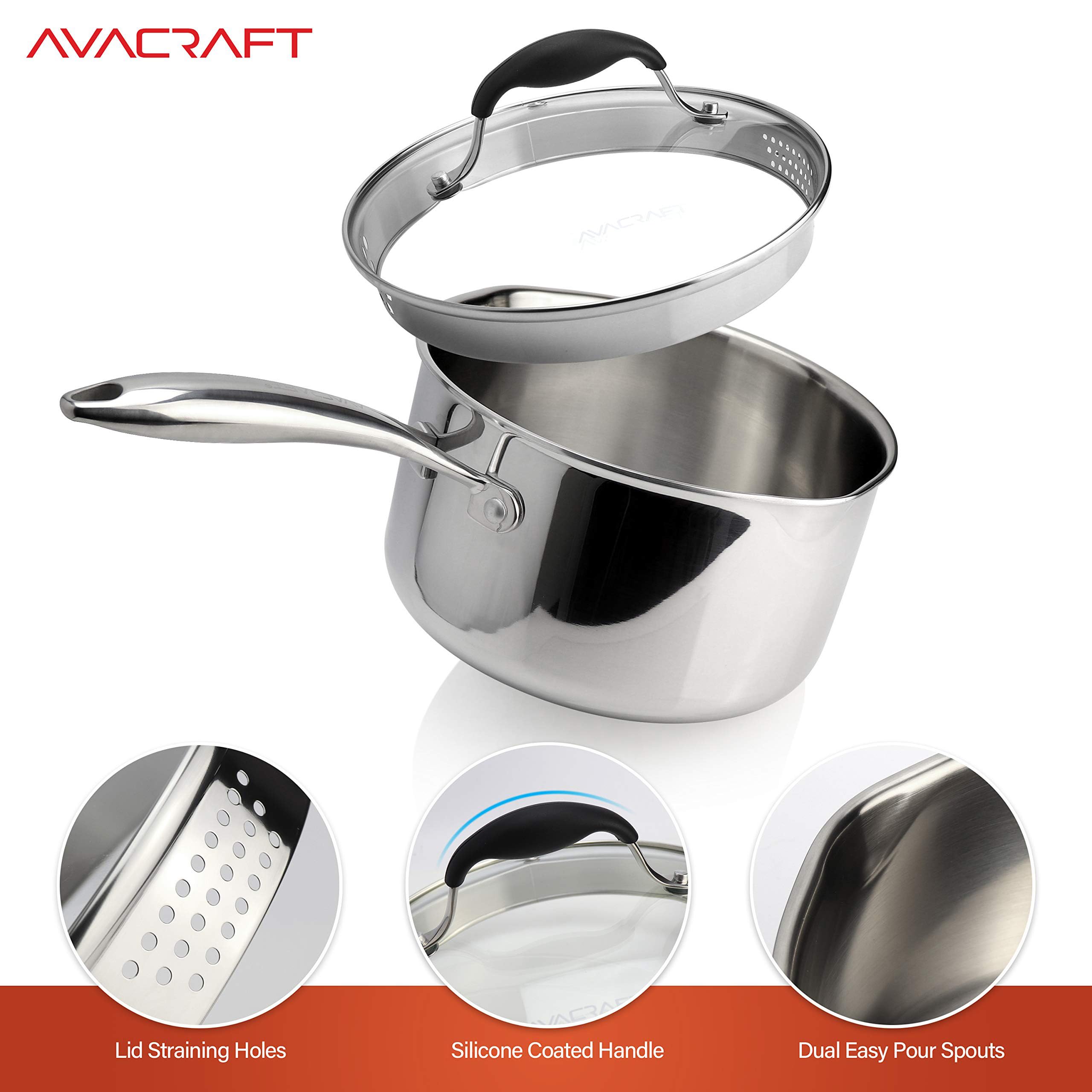 AVACRAFT becs verseurs bilatéraux pour versage propre et contrôlé