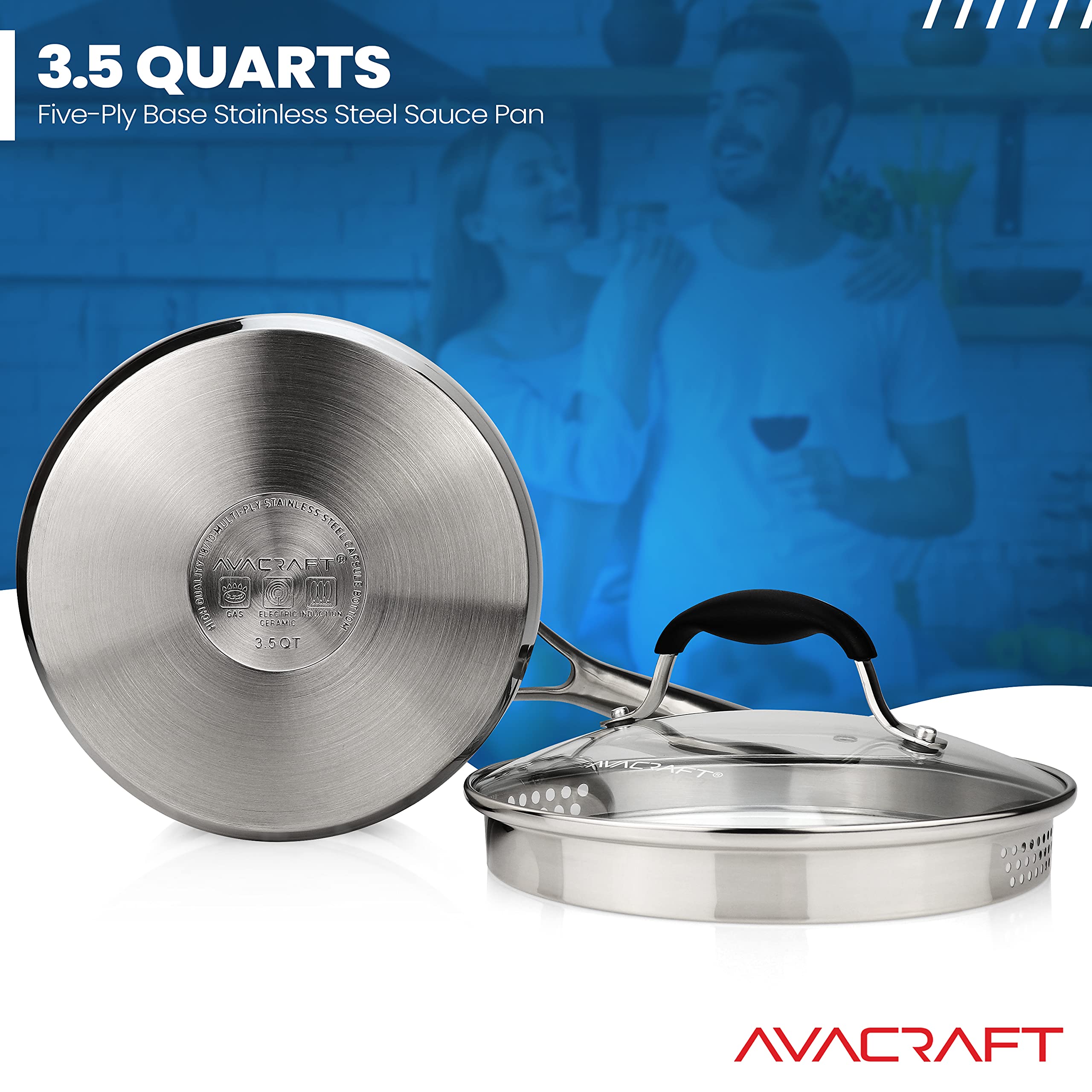 AVACRAFT poignée ergonomique gros plan, prise sûre et isolation thermique