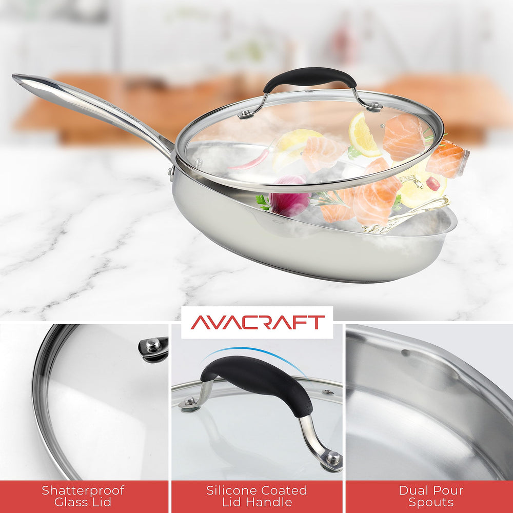 AVACRAFT manche solide conçu pour rester frais et offrir une prise sûre
