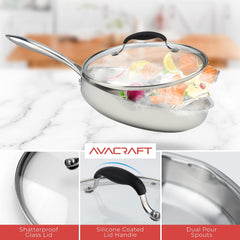 AVACRAFT manche solide conçu pour rester frais et offrir une prise sûre