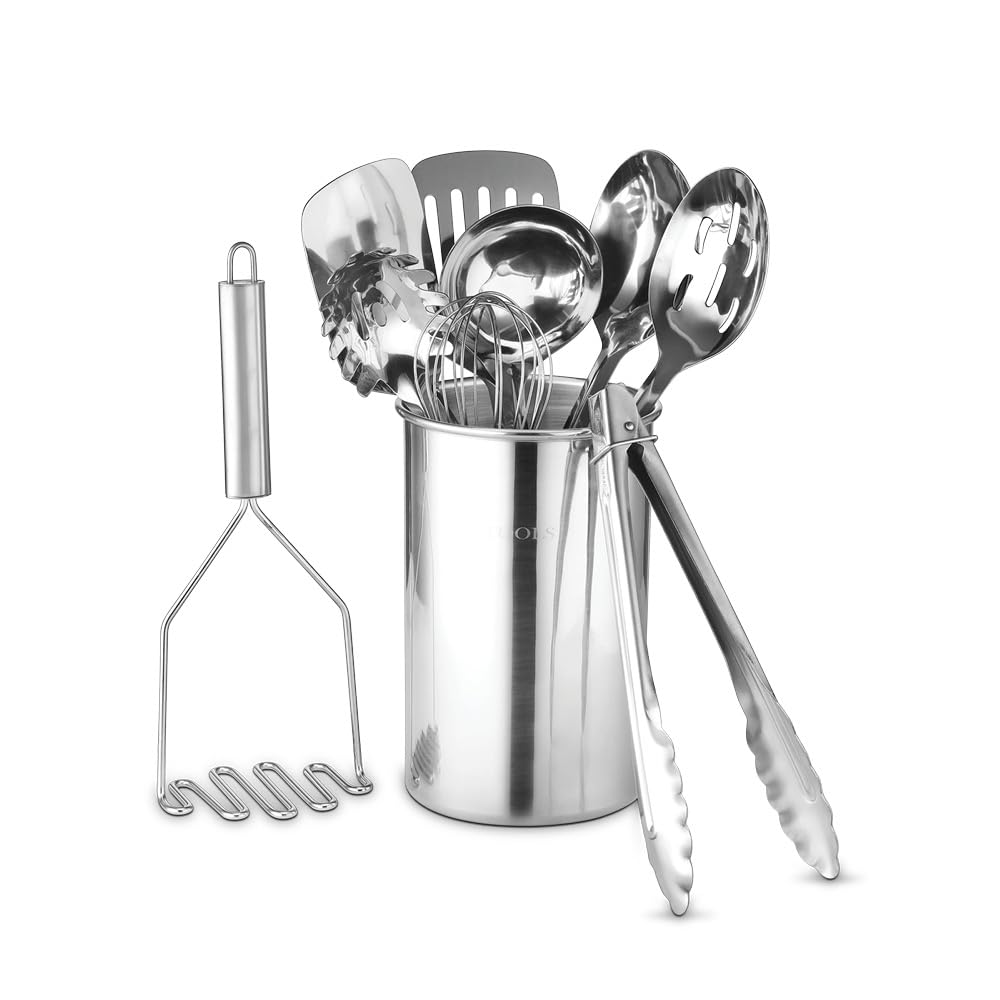 Avador ensemble face avant montrant 10 ustensiles et porte compact pour organisation