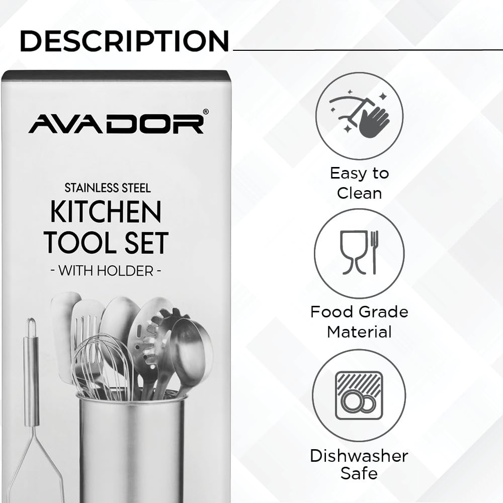 Avador porte-ustensiles sur plan de travail illustrant gain de place pratique