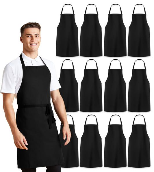 Avalon Kitchen tablier noir face avant protection professionnelle