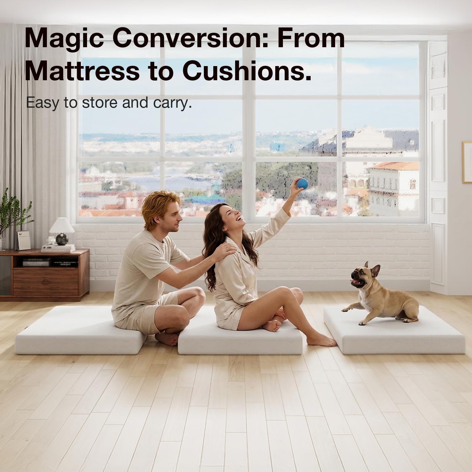 Avenco matelas utilisé dans un van idéal pour voyages et camping