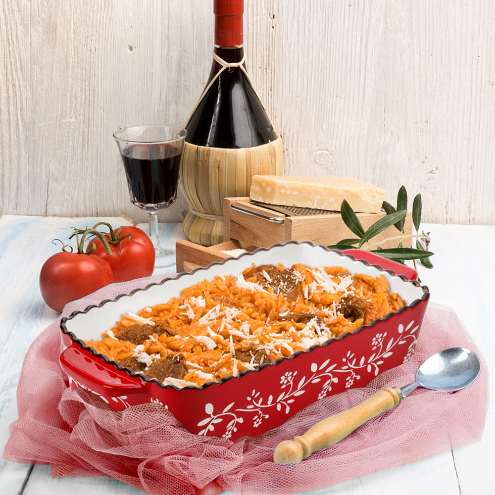 AVLA plat en usage avec lasagne illustrant une cuisson homogène