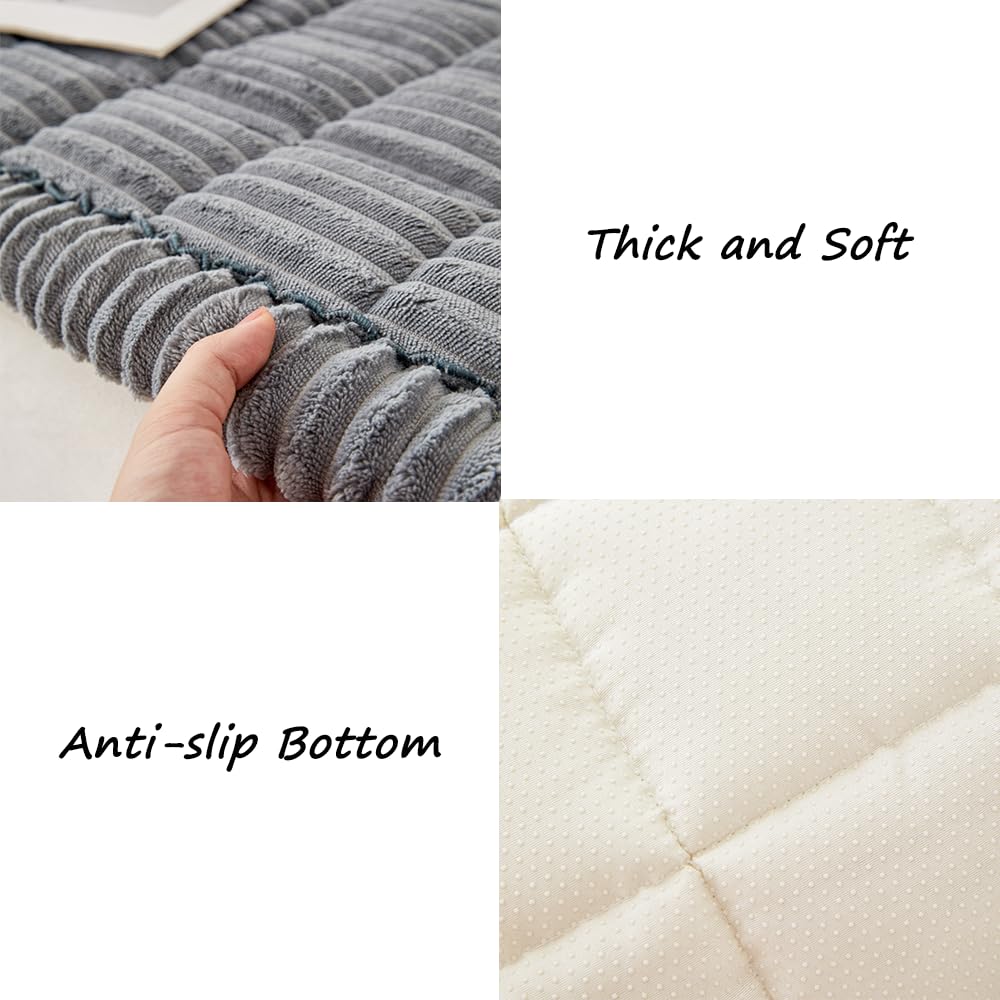 Awjcsv comparaison de taille illustrant comment la housse couvre un canapé standard