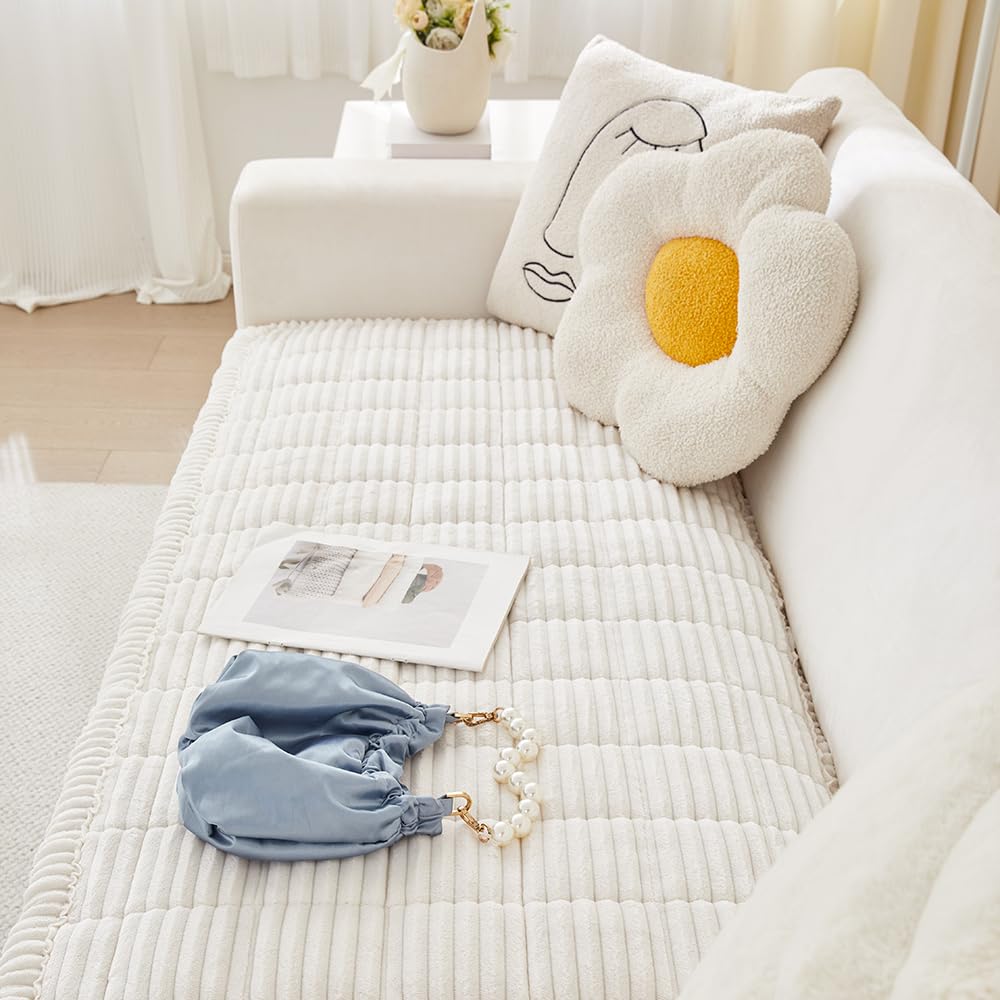 Awjcsv scène de salon avec housse intégrée apportant style et protection pratique