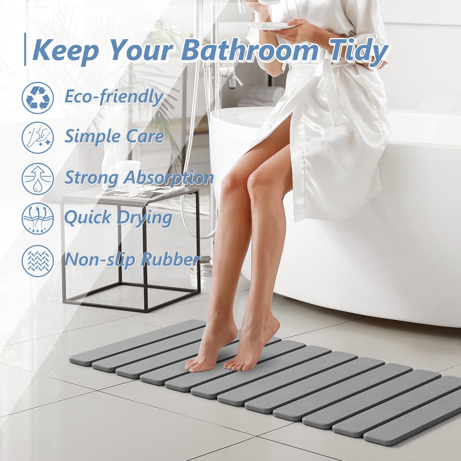 AWW mise en scène salle de bain moderne soulignant look élégant et pratique