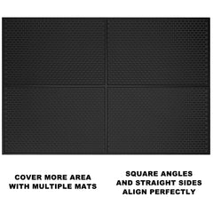 AXIESO tapis comparaison taille 18x12 in pour couvrir large surface