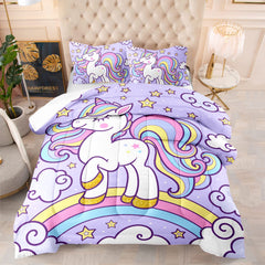 Axolotl couette face licorne montrant motifs vifs et confort visuel