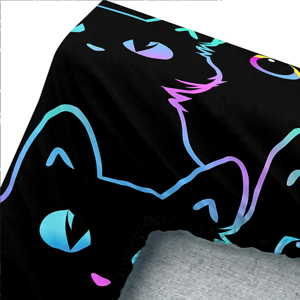 Axolotl drap housse poche profonde illustrée pour maintien sur matelas épais