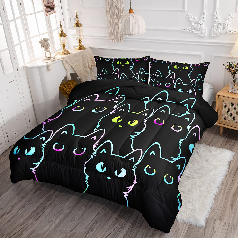 Axolotl motif chat gros plan mettant en valeur imprimé coloré pour chambre enfant