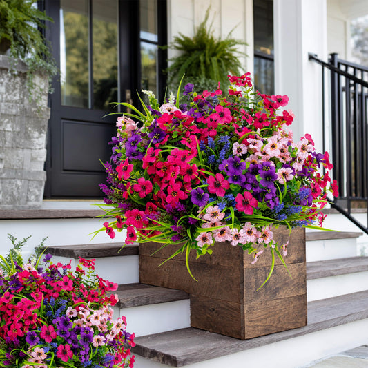 AXYLEX gros plan fleurs révélant texture réaliste et durabilité