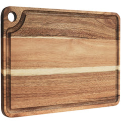 AZRHOM planche acacia vue avant élégante pour découpe et service