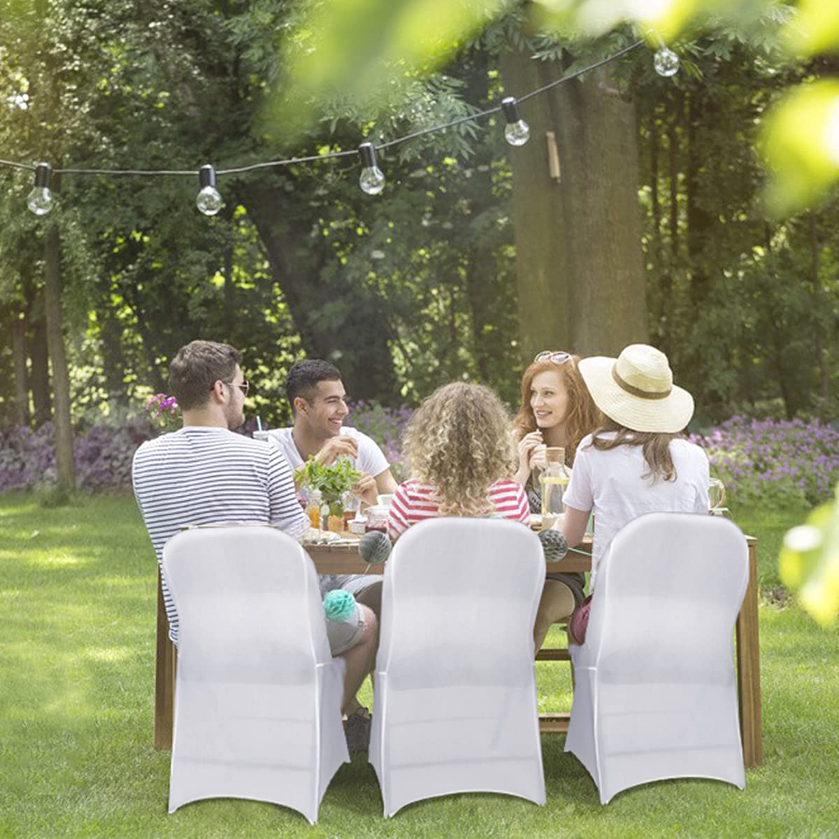 Babenest housse blanche en contexte décoré, base neutre stylisable