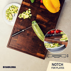 BABILONIA face réversible utilisée comme plateau de service
