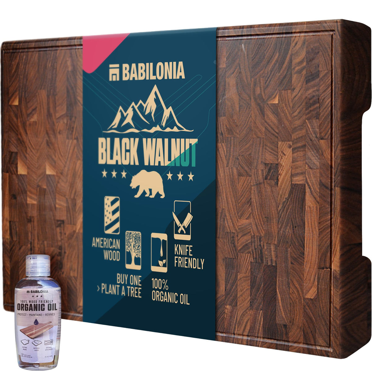 BABILONIA planche face avant présentation élégante et stable