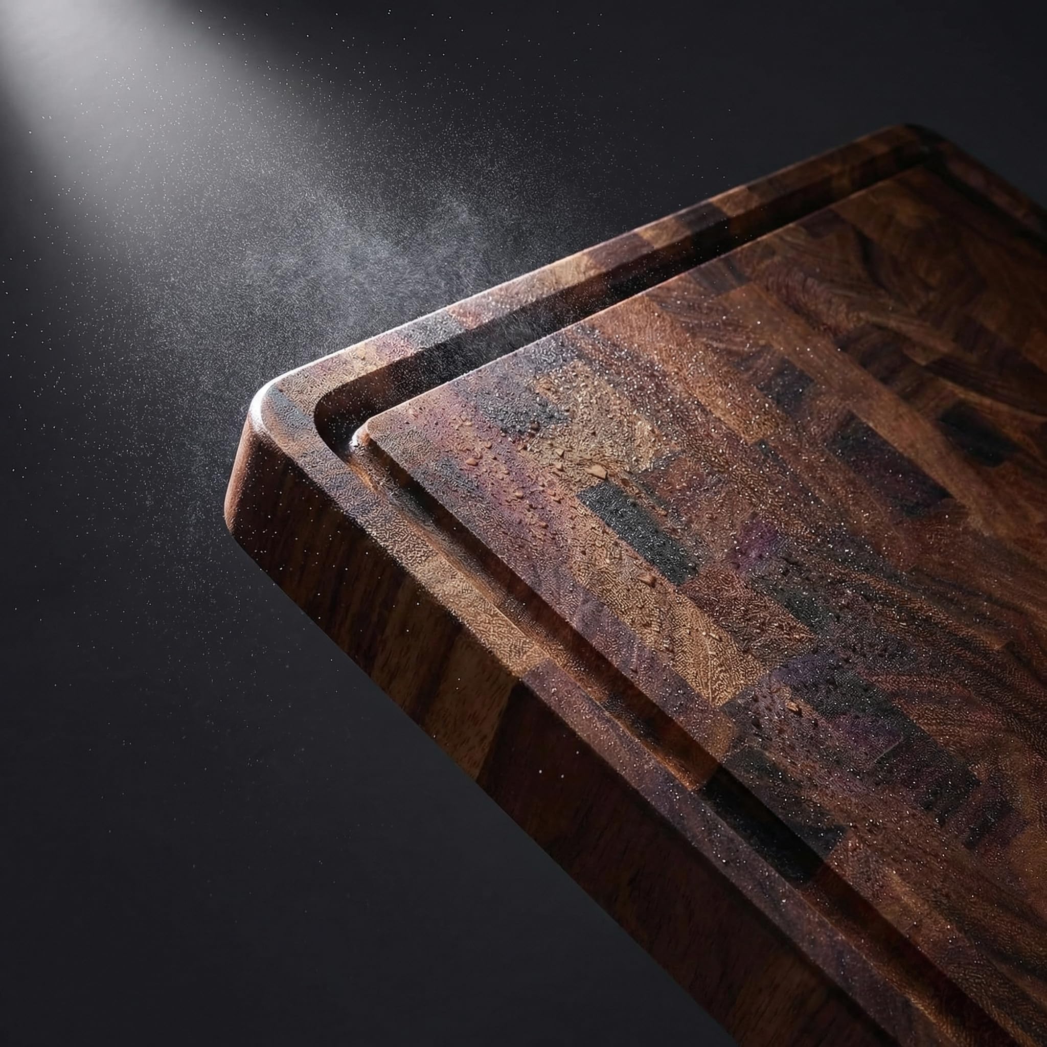 BABILONIA planche utilisée comme plateau à charcuterie élégance servie
