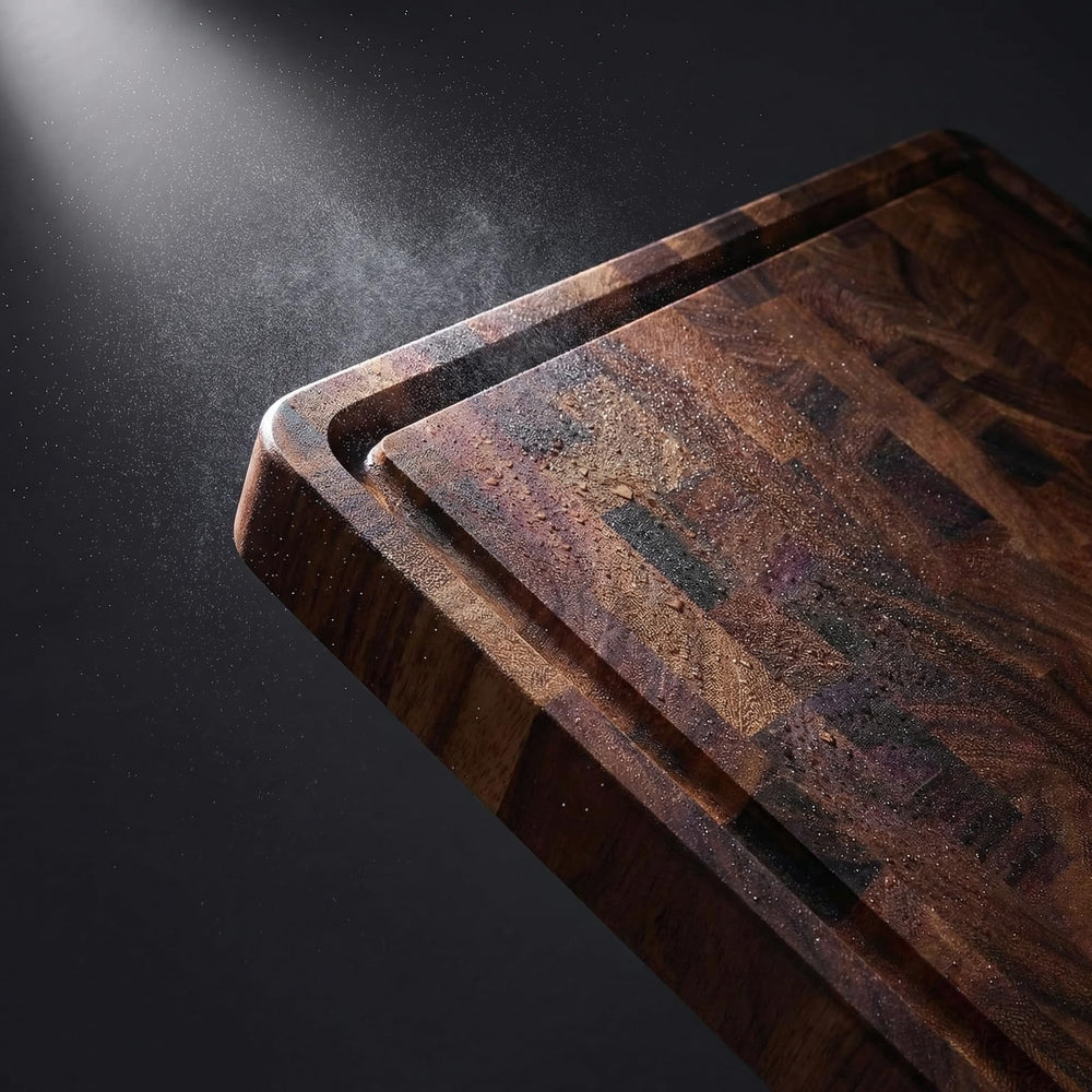 BABILONIA planche utilisée comme plateau à charcuterie élégance servie