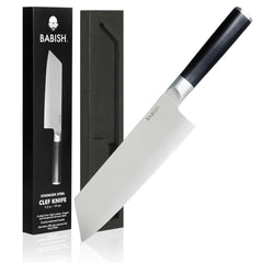 Babish Clef face avant montrant la lame et l'équilibre