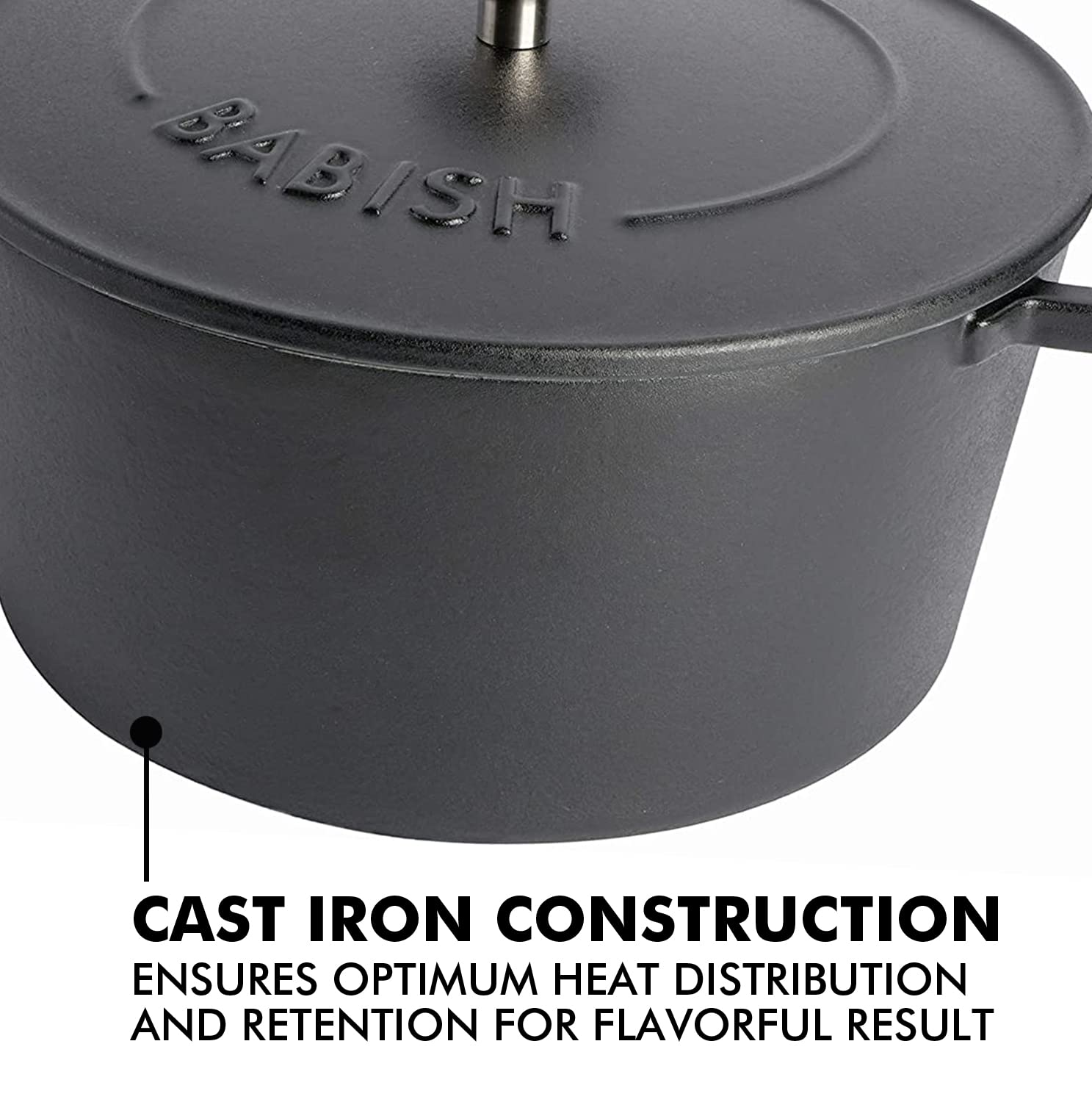Babish poignées en boucle offrant une prise sûre pour manipuler la cocotte chaude