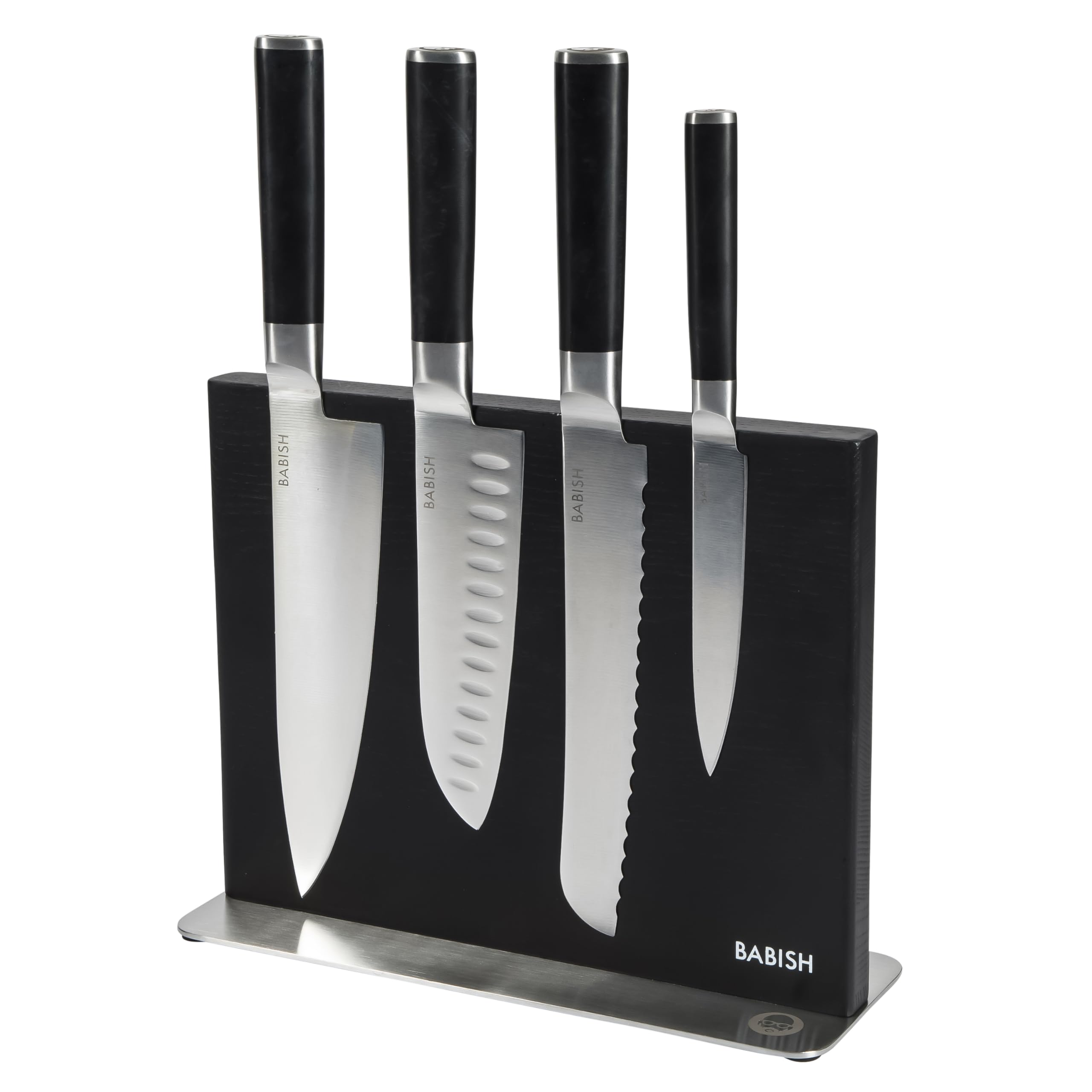Babish vue avant du set 5 pièces montrant rangement élégant et gain de place
