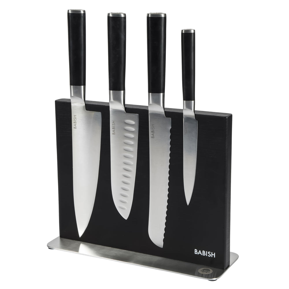 Babish vue avant du set 5 pièces montrant rangement élégant et gain de place