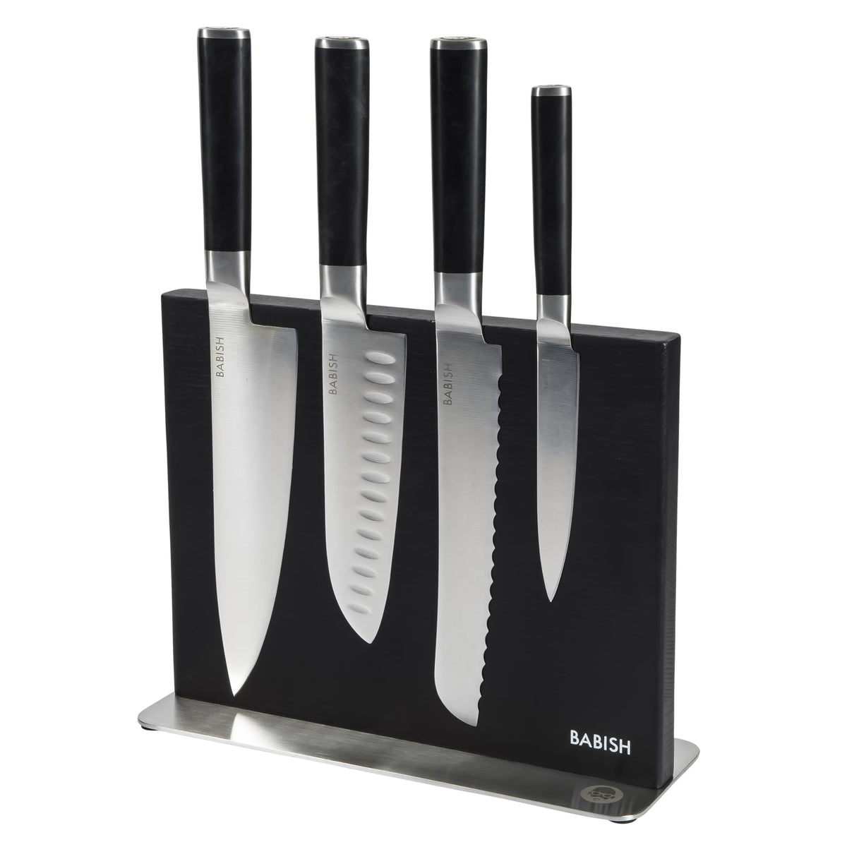 Babish vue avant du set 5 pièces montrant rangement élégant et gain de place