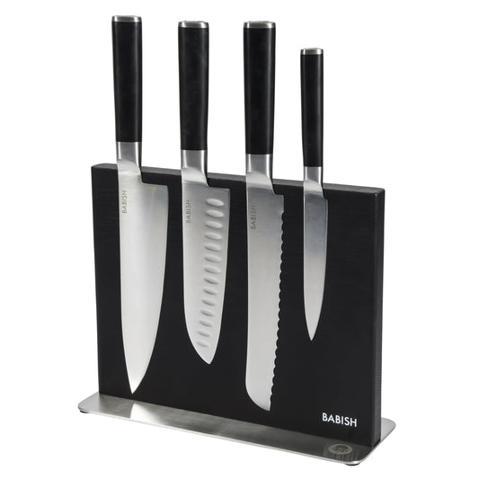 Babish vue avant du set 5 pièces montrant rangement élégant et gain de place