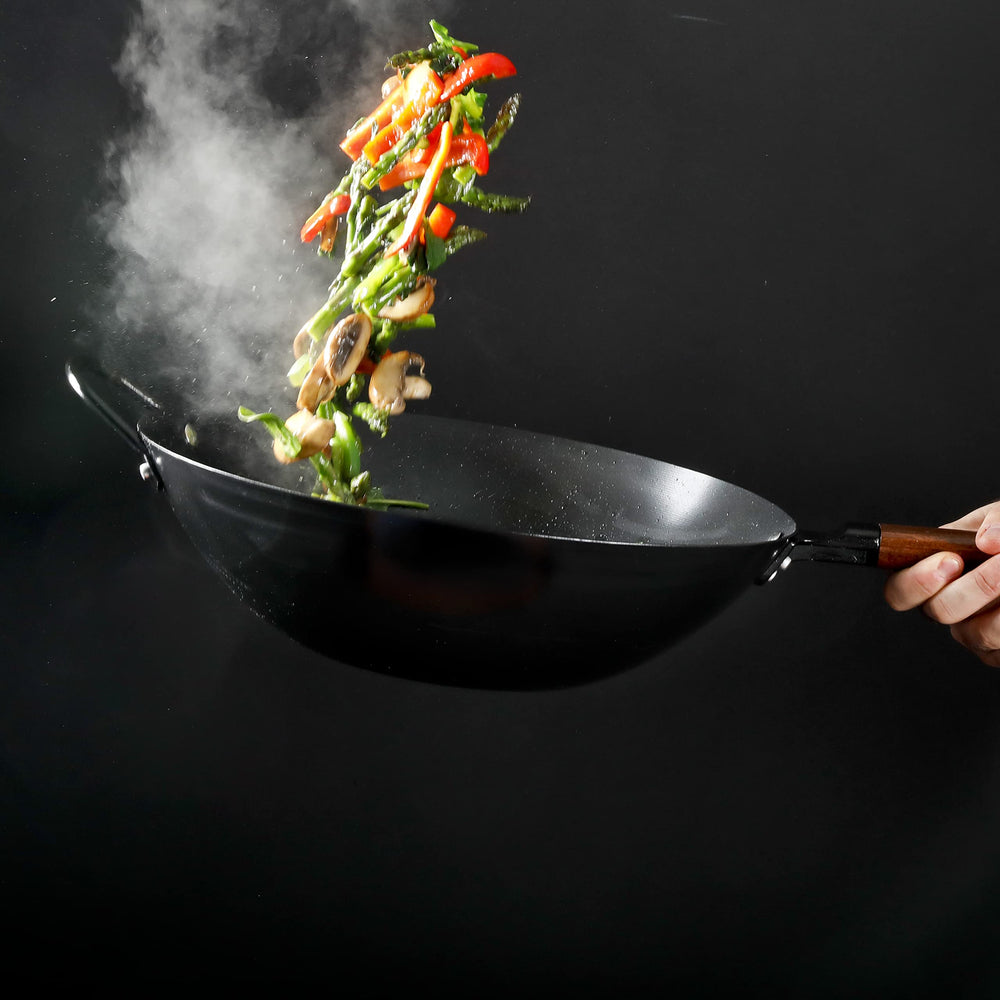 Babish wok avec poignée retirée prêt pour le four et cuisson haute