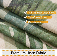 Baccessor détail des feuilles Monstera et palmiers, motif relaxant